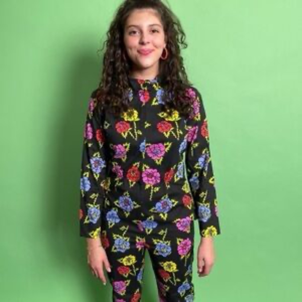 Nooworks Devo Roses Jumpsuit size XS